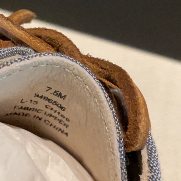 HOST PICK 🎉NWT sperry for jcrew denim anchor - Picture 8 of 12